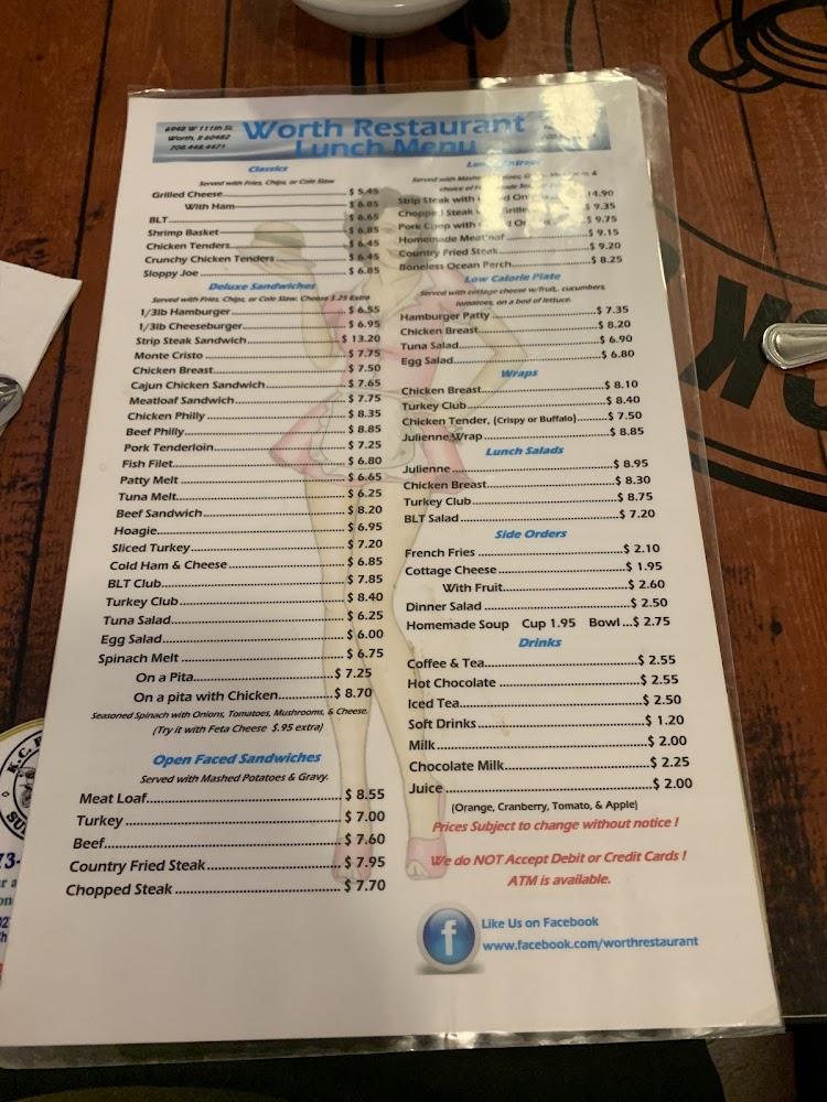 Worth Snack Shop Menu image 4